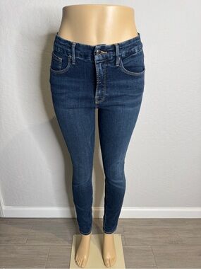 Good American good legs crop skinny jeans 6/28
